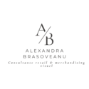 black white minimalist elegant monogram initial logo